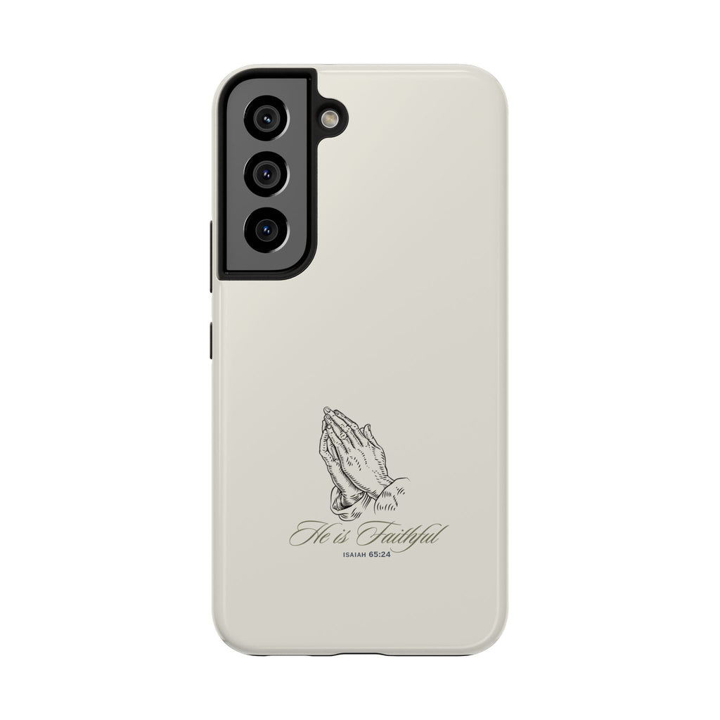 He is Faithful Phone Case Printify