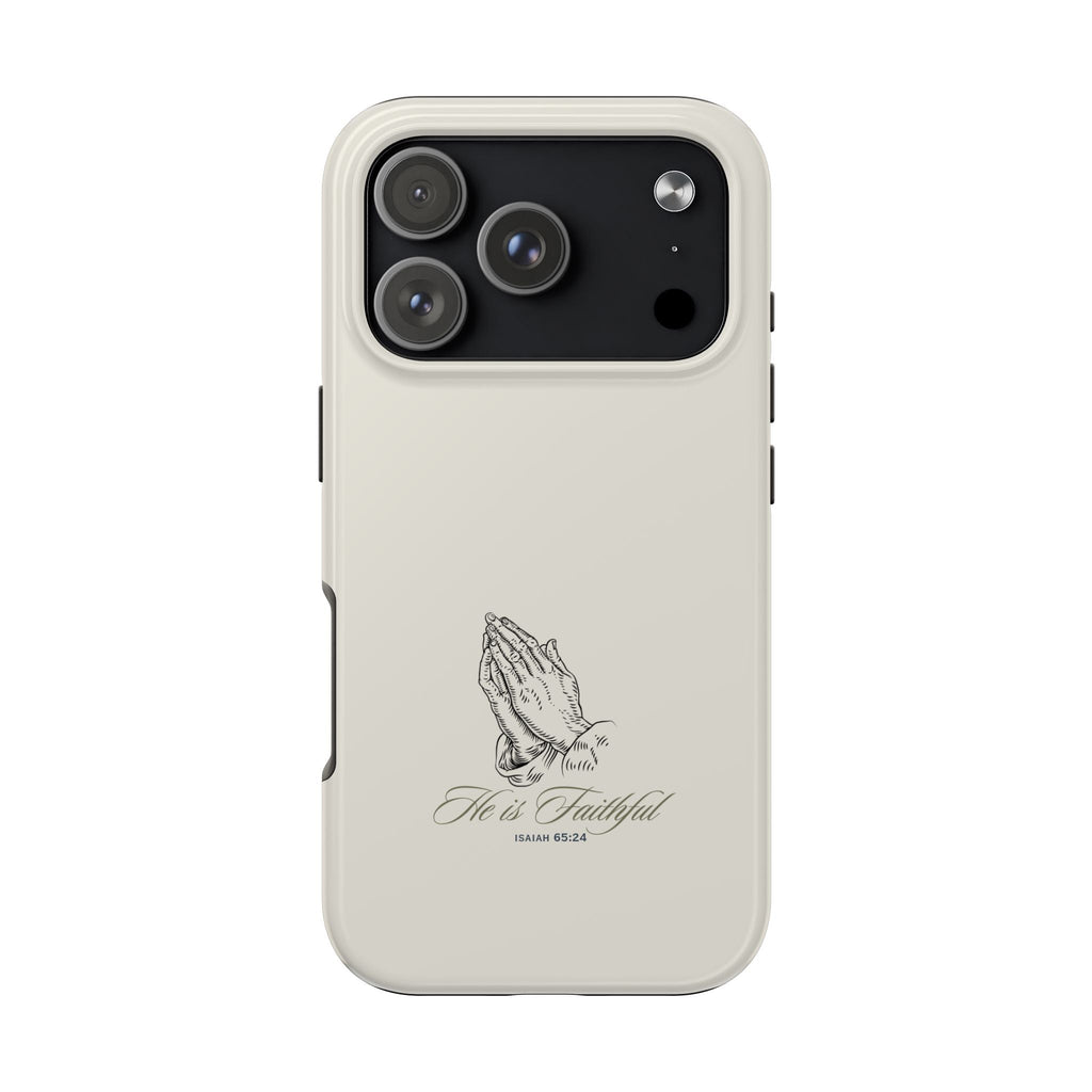 He is Faithful Phone Case Printify
